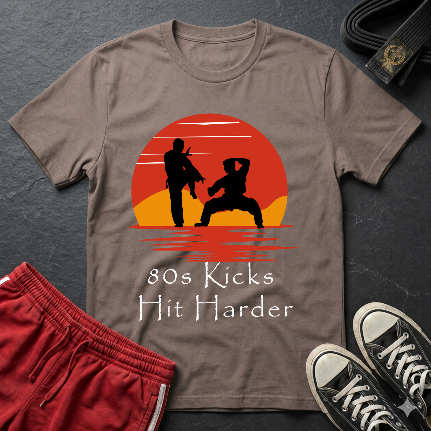 80's Kicks Hit Harder t-shirt