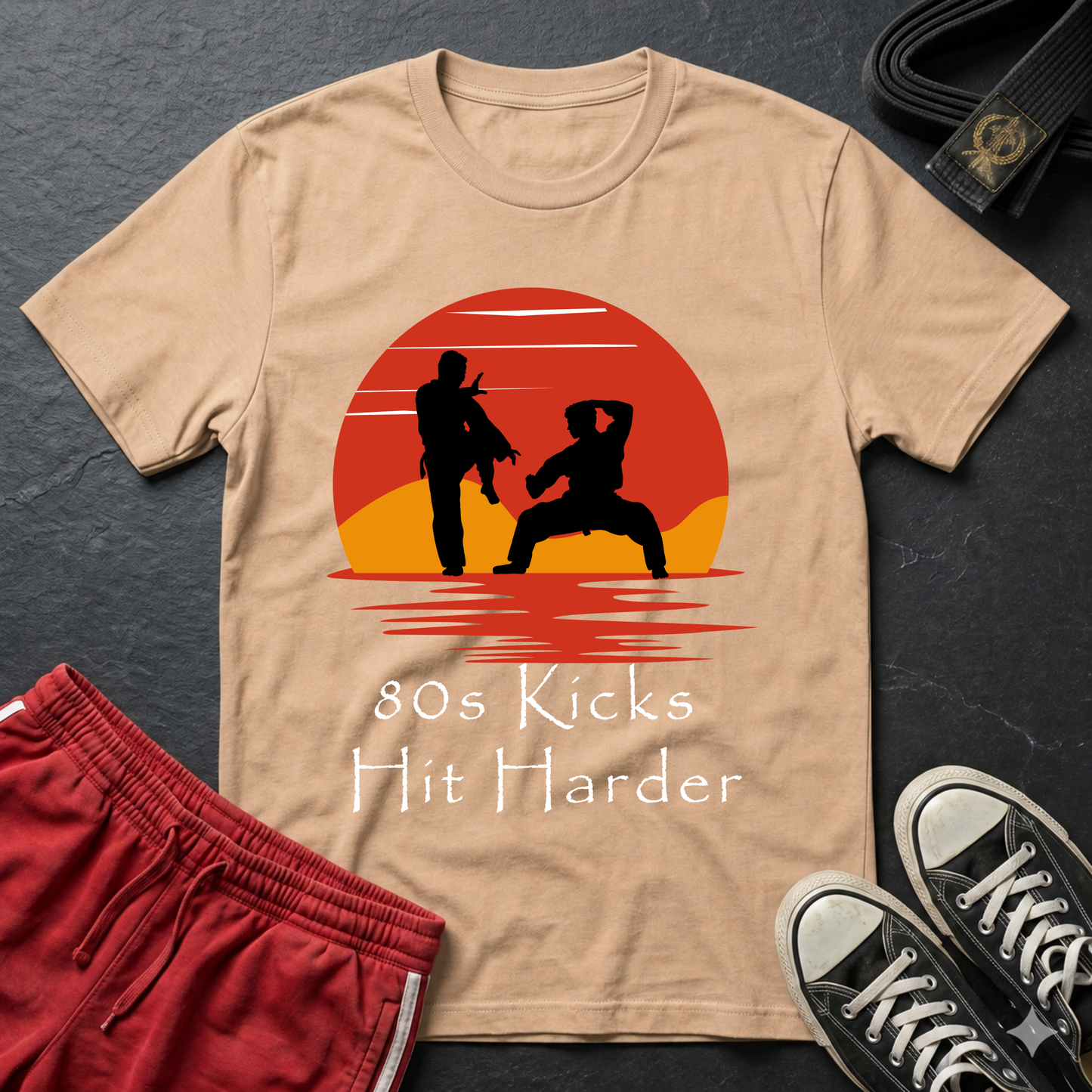 80's Kicks Hit Harder t-shirt